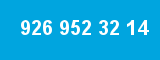 926 952 32 14